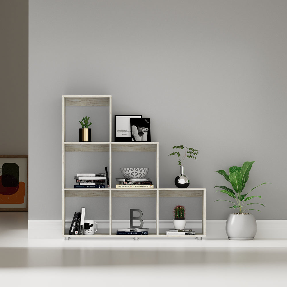 Mueble  Biblioteca Escalera, Pino