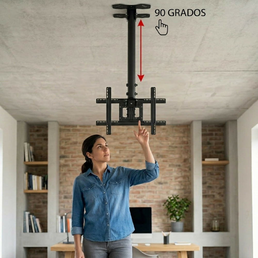 Soporte De Techo Para TV T560-15 Ajustable Con Giro De 360 Grados