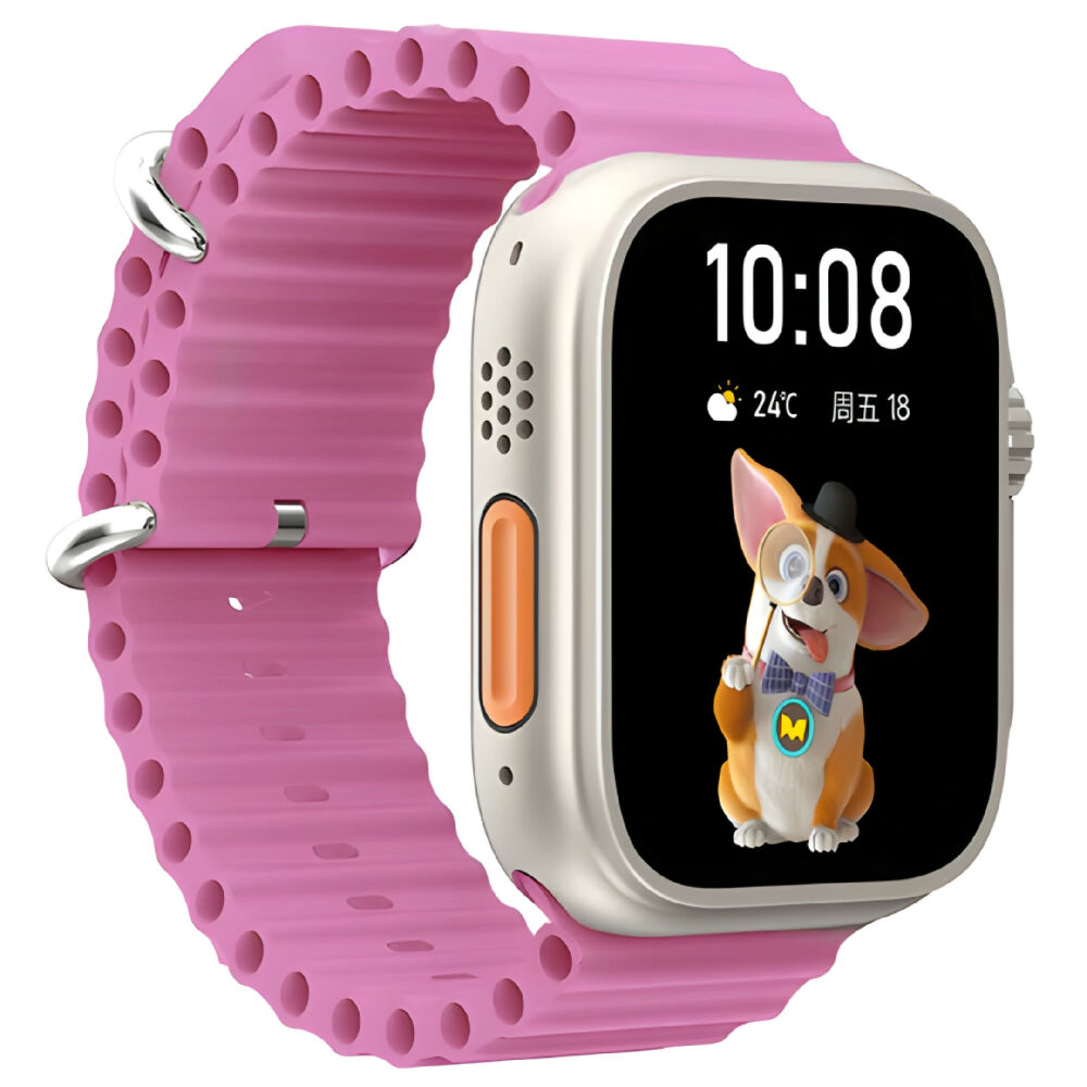 Smartwatch IW10 Ultra Mini Rosado Bluetooth Reloj Inteligente Pequeño Con Pantalla HD, Frecuencia Cardíaca Y Batería Duradera