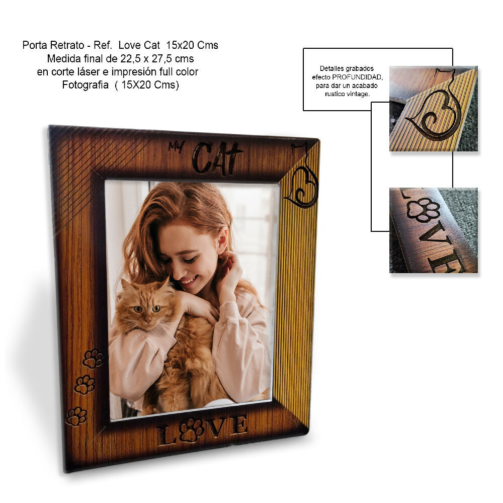 porta Love Cat Ficha