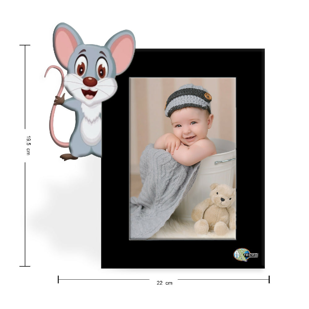 port  animls  Mouse black acotado