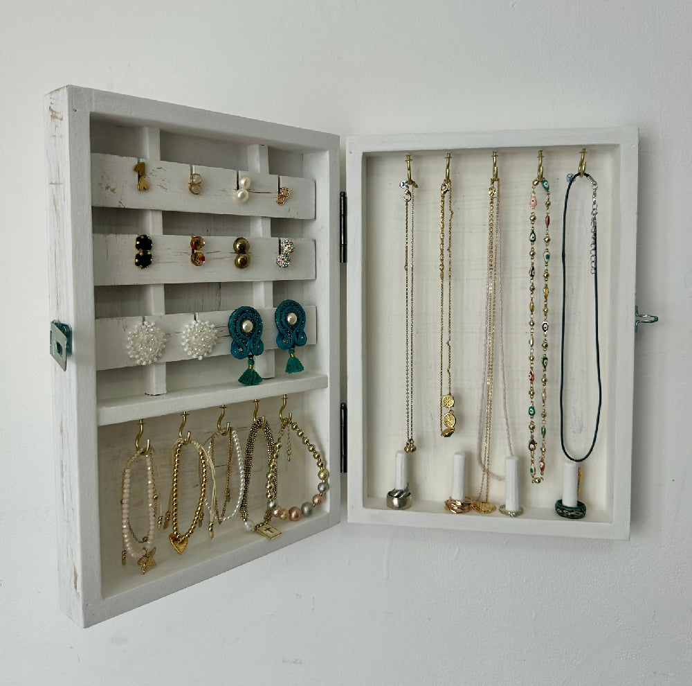 Organizador de Joyas Mariposas, de 30x21x6 cm