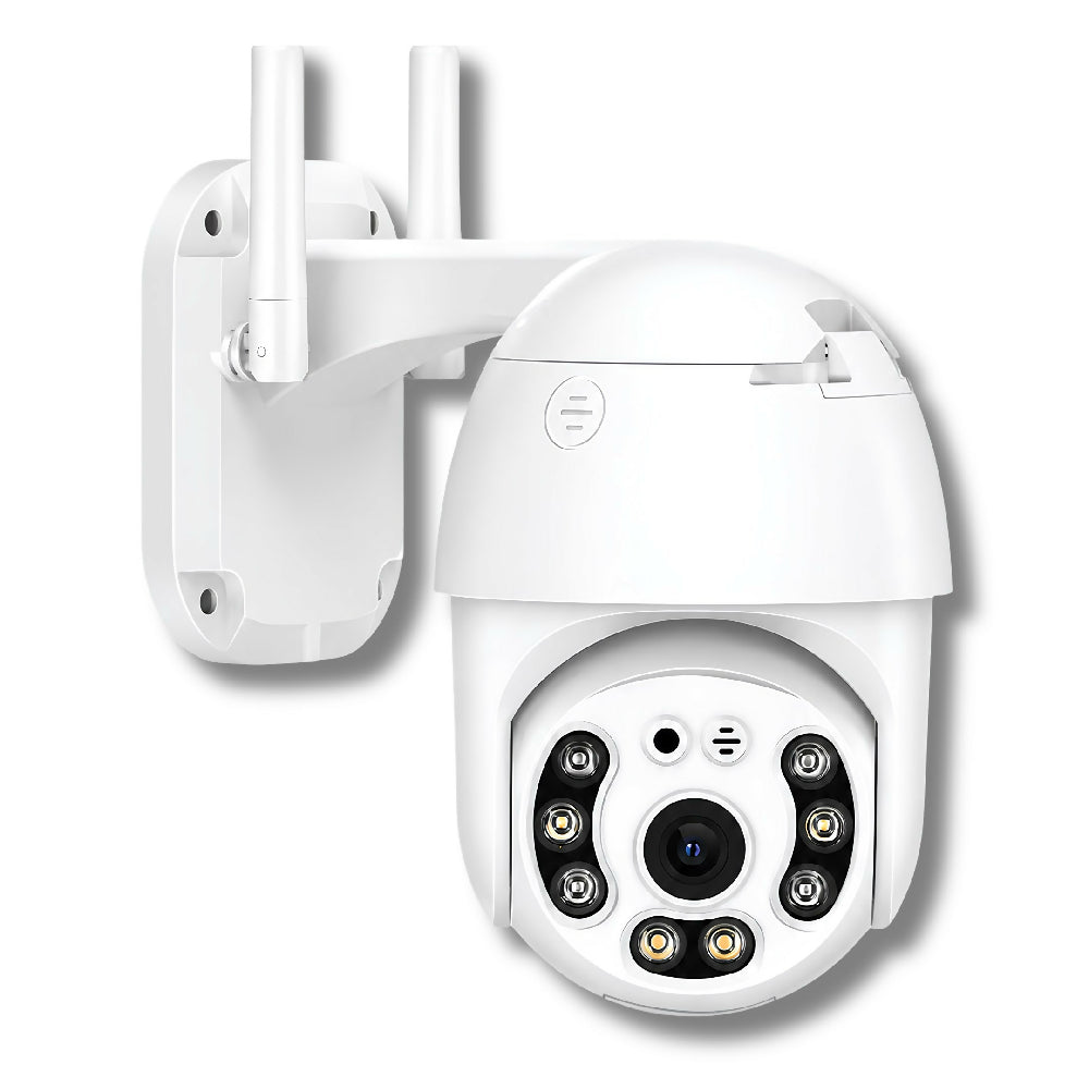 Cámara Interperie De Seguridad Para Exterior Con 2 Antenas Wi-Fi 360°