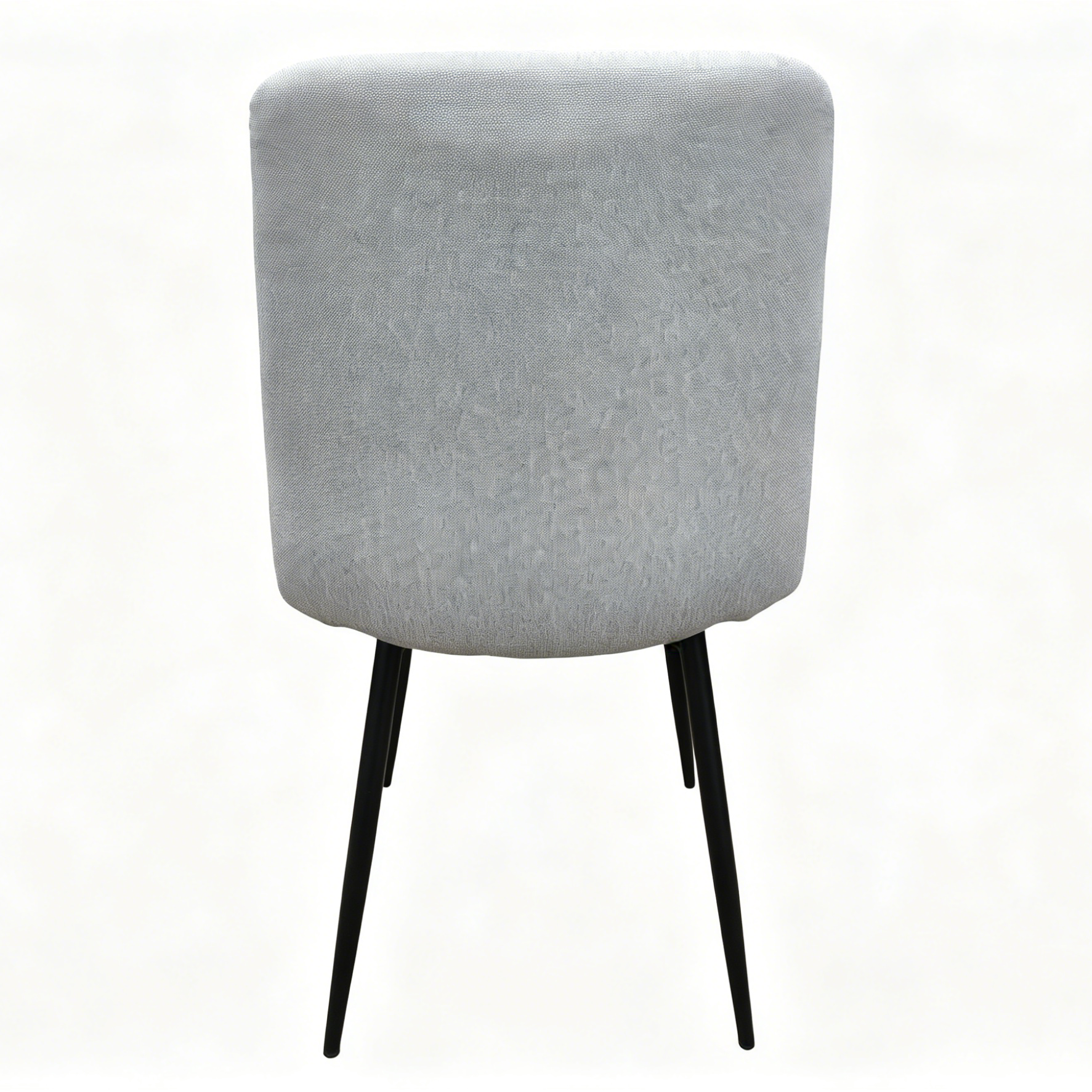 Set de 4 Sillas de Comedor Sorrento, Gris Claro, con Espaldar y Diseño Moderno