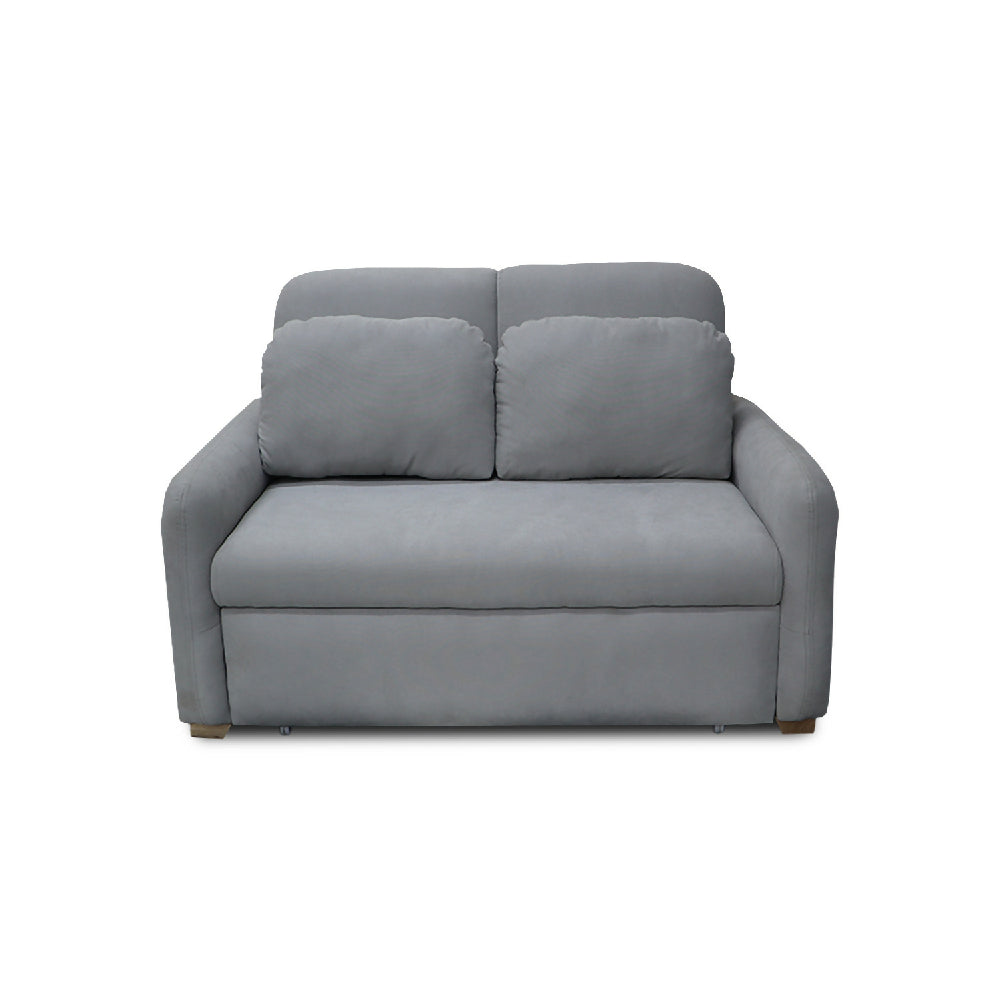 Sofacama Nube Multifuncional Carrito Reclinable Gris + Cojines