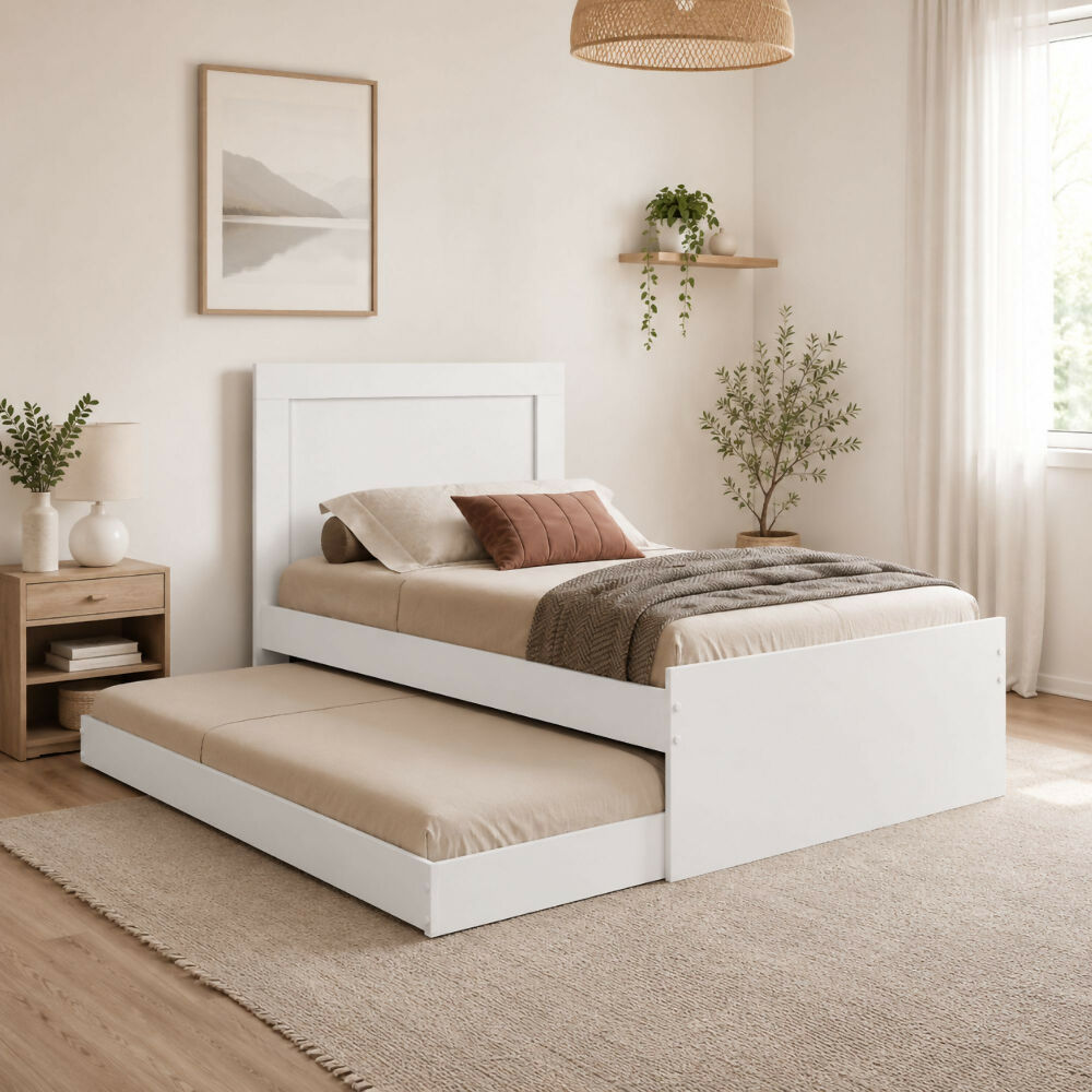 Cama Sencilla Verona, Blanco