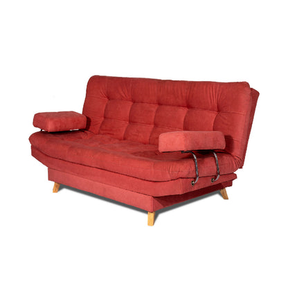 Sofa Cama Valencia Guayaba 3 Puestos