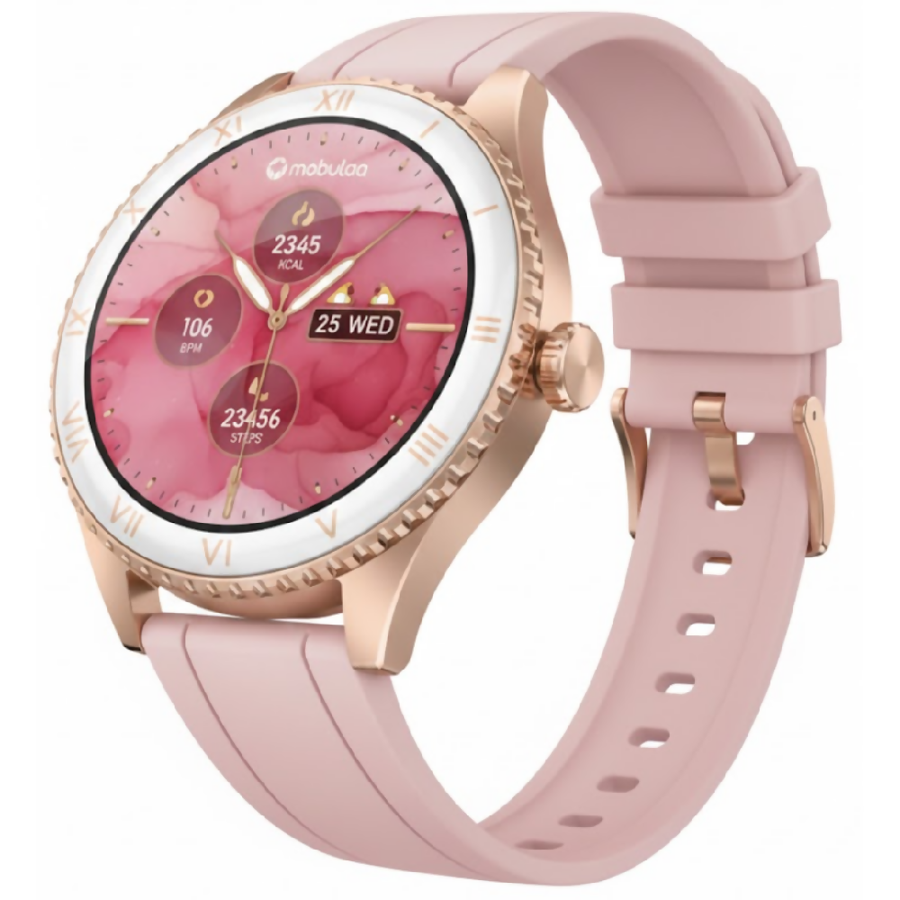 Smartwatch Aurafit Luna Reloj Inteligente Elegante Con Llamadas Bluetooth, Monitor De Salud Y Notificaciones