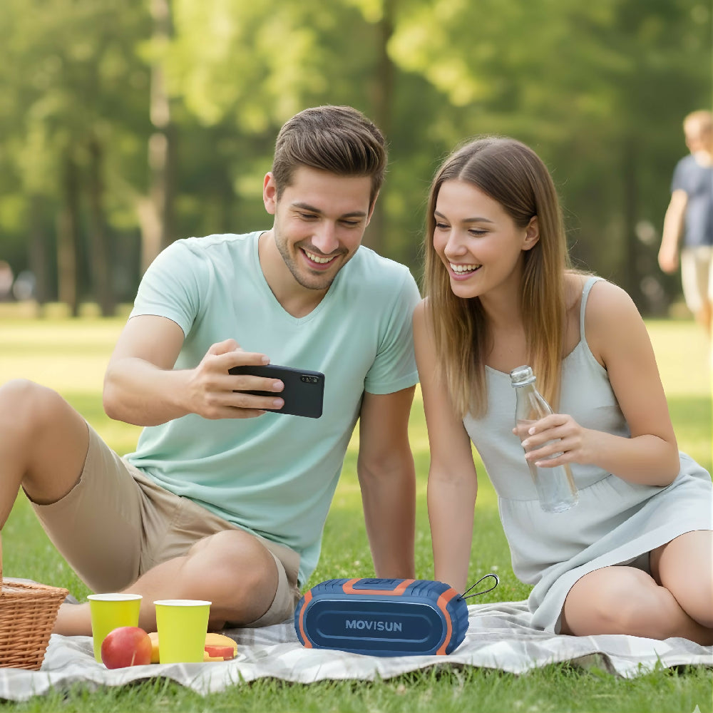 Parlante Bluetooth Movisun Power Zero Con Bajos Profundos