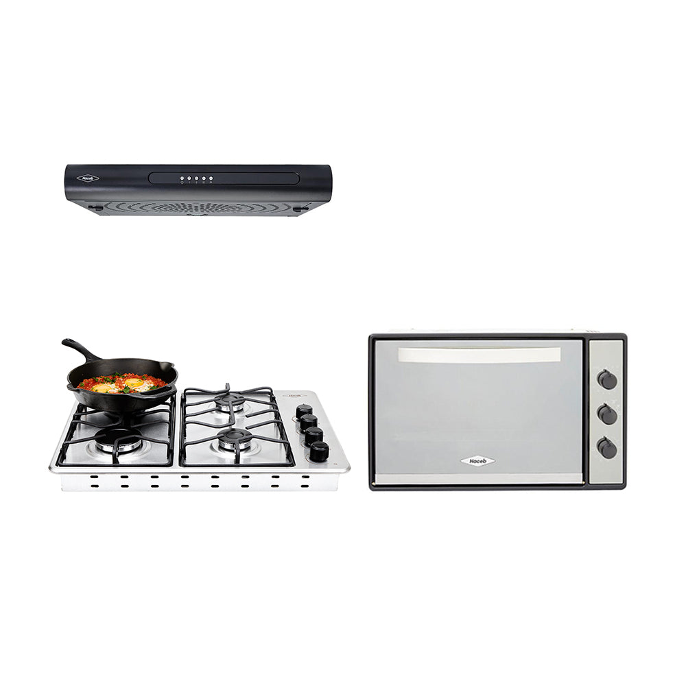 Combo para Cocina Noa, Incluye Campana, Horno y Estufa