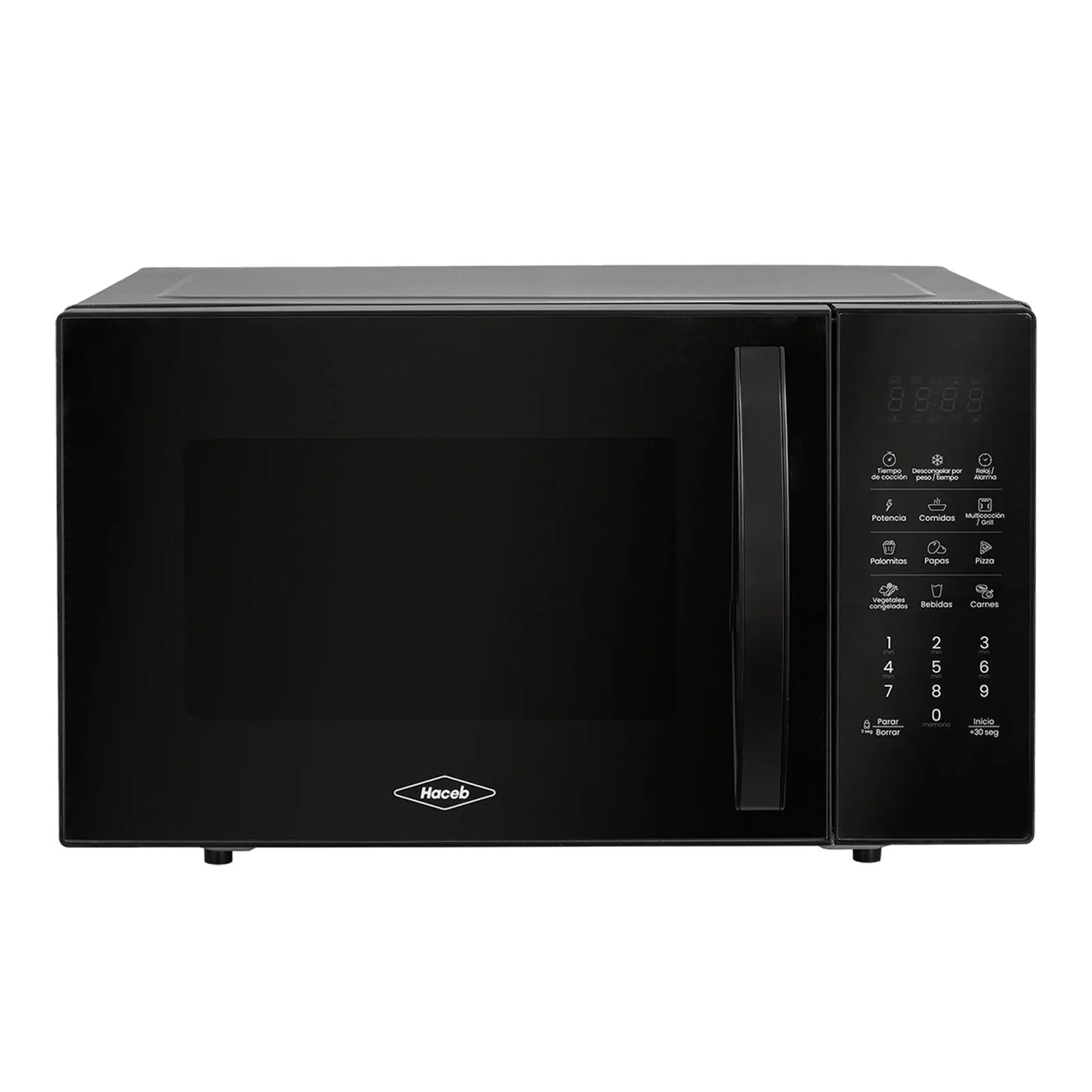 Horno Microondas Haceb 0,9 Grill, Negro