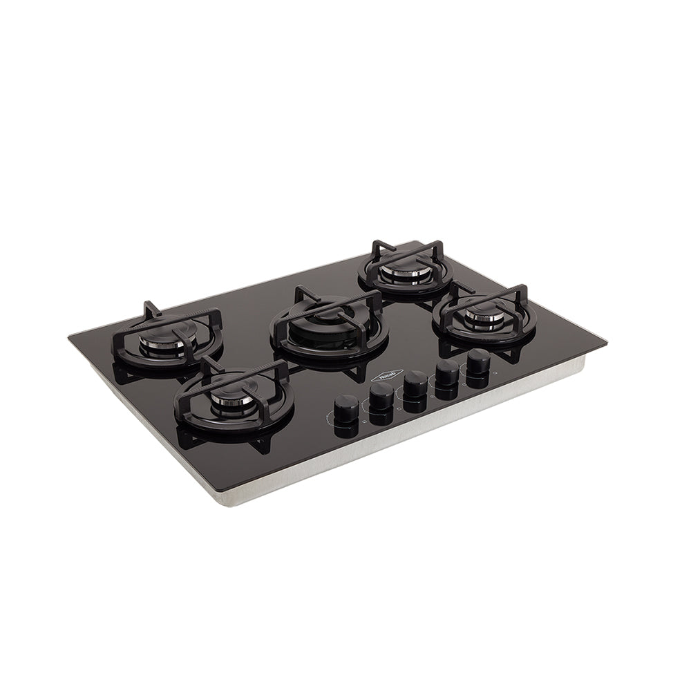 Estufa De Empotrar CUB TO Negro 76 Cristal HF 3C GN