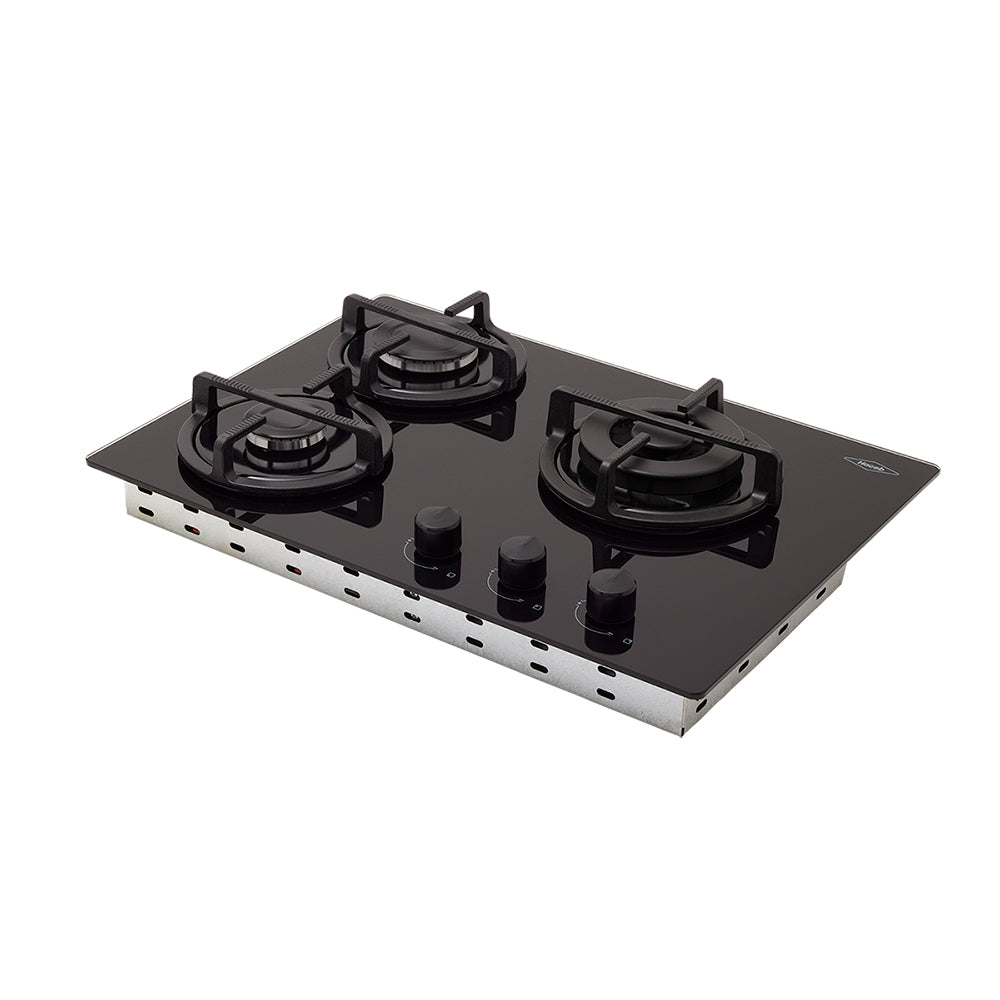 Estufa De Empotrar CUB TO Negro 3C 60-43 Cristal HF 3Q GN