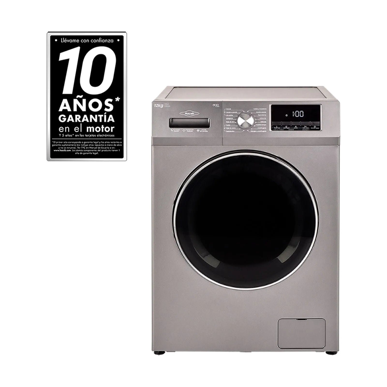Lavadora Secadora Haceb, Carga Frontal 12 kg