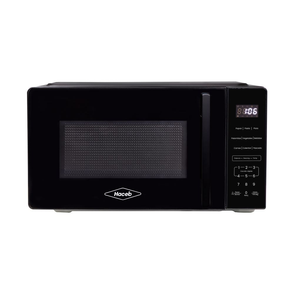Horno Microondas Haceb 0.7 20L Con Manija, Negro
