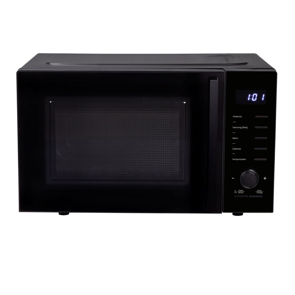 Horno Microondas Haceb 0.9  25L Con Perilla, Negro