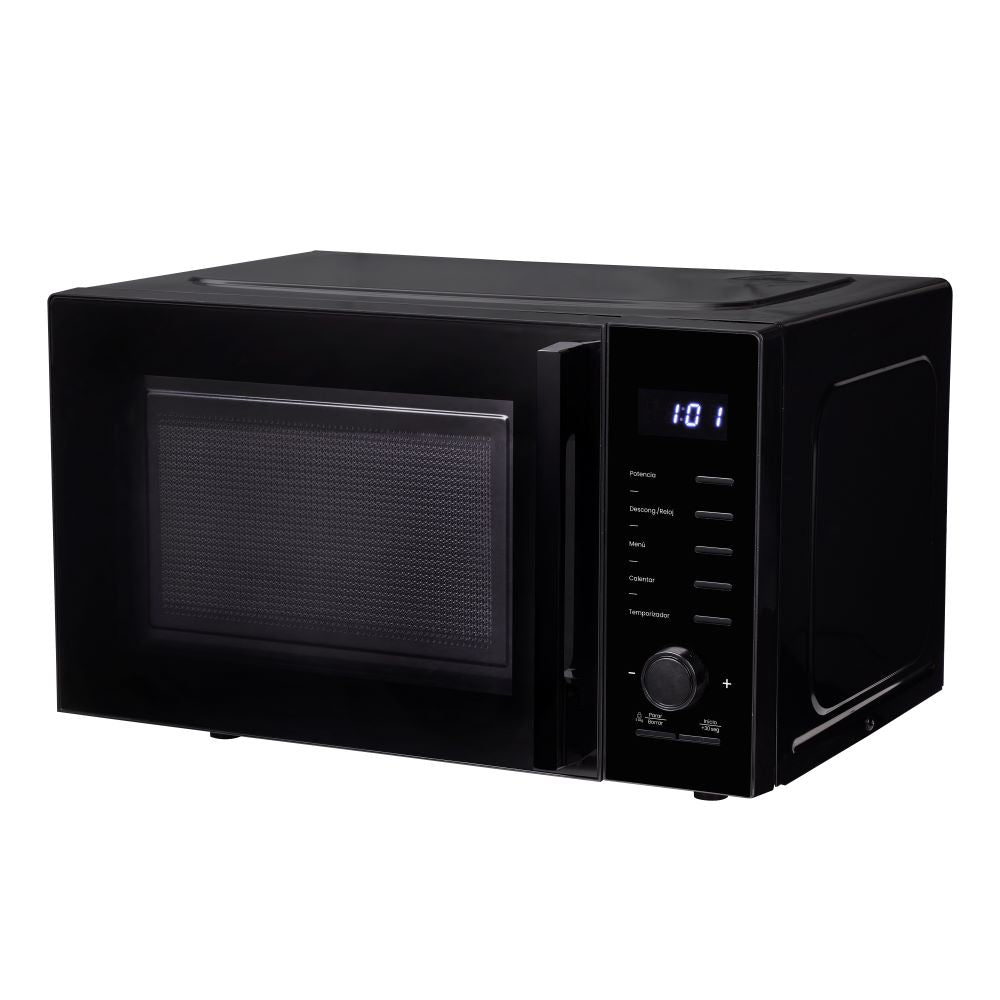 Horno Microondas Haceb 0.9  25L Con Perilla, Negro