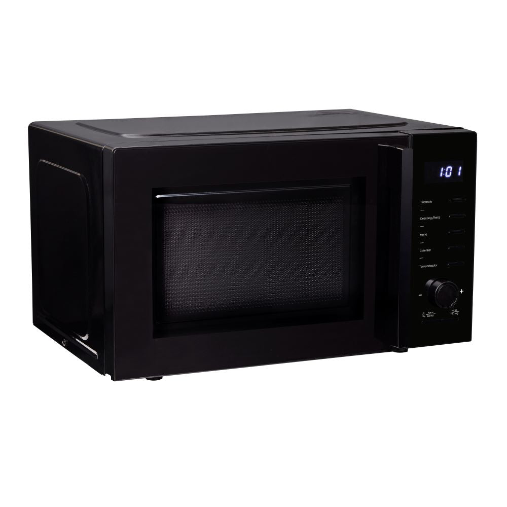 Horno Microondas Haceb 0.9  25L Con Perilla, Negro