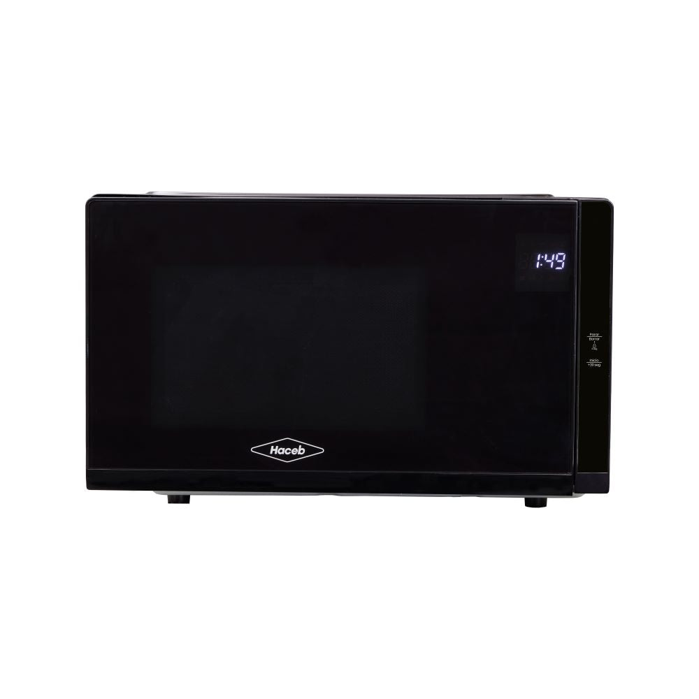 Horno Microondas Haceb 25 Litros Con Grill, Negro