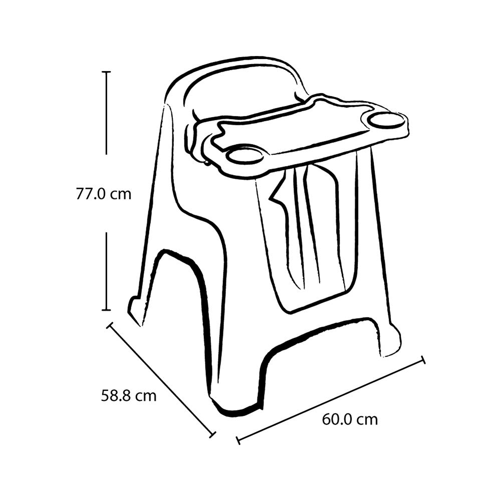 Silla Comedor para Bebé Verde menta