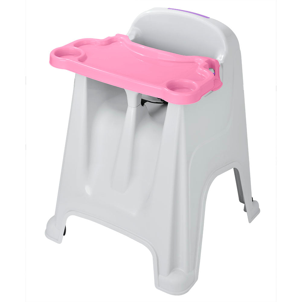 Silla Comedor para Bebé Rosado