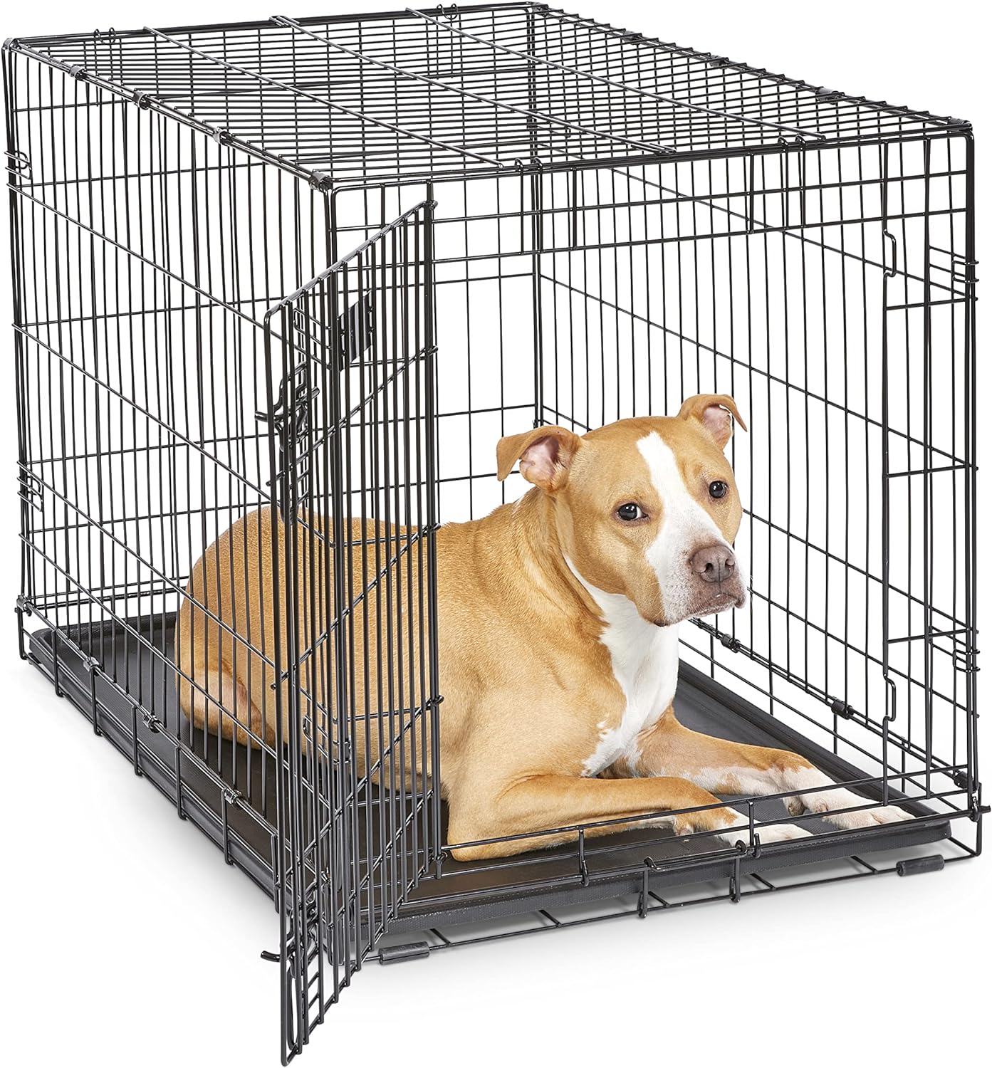 MidWest Homes for Pets - Jaula para perros iCrate de una puerta, mejorada,...