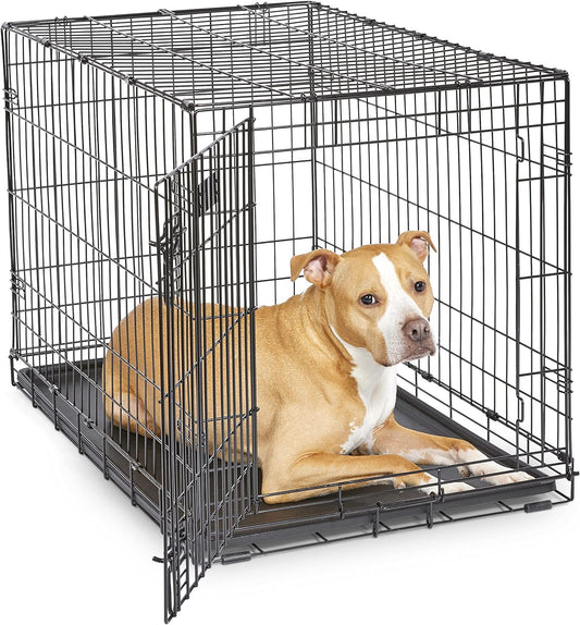 MidWest Homes for Pets - Jaula para perros iCrate de una puerta, mejorada,...