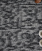 Furnish my Place Alfombra moderna para interiores y exteriores, color negro,...