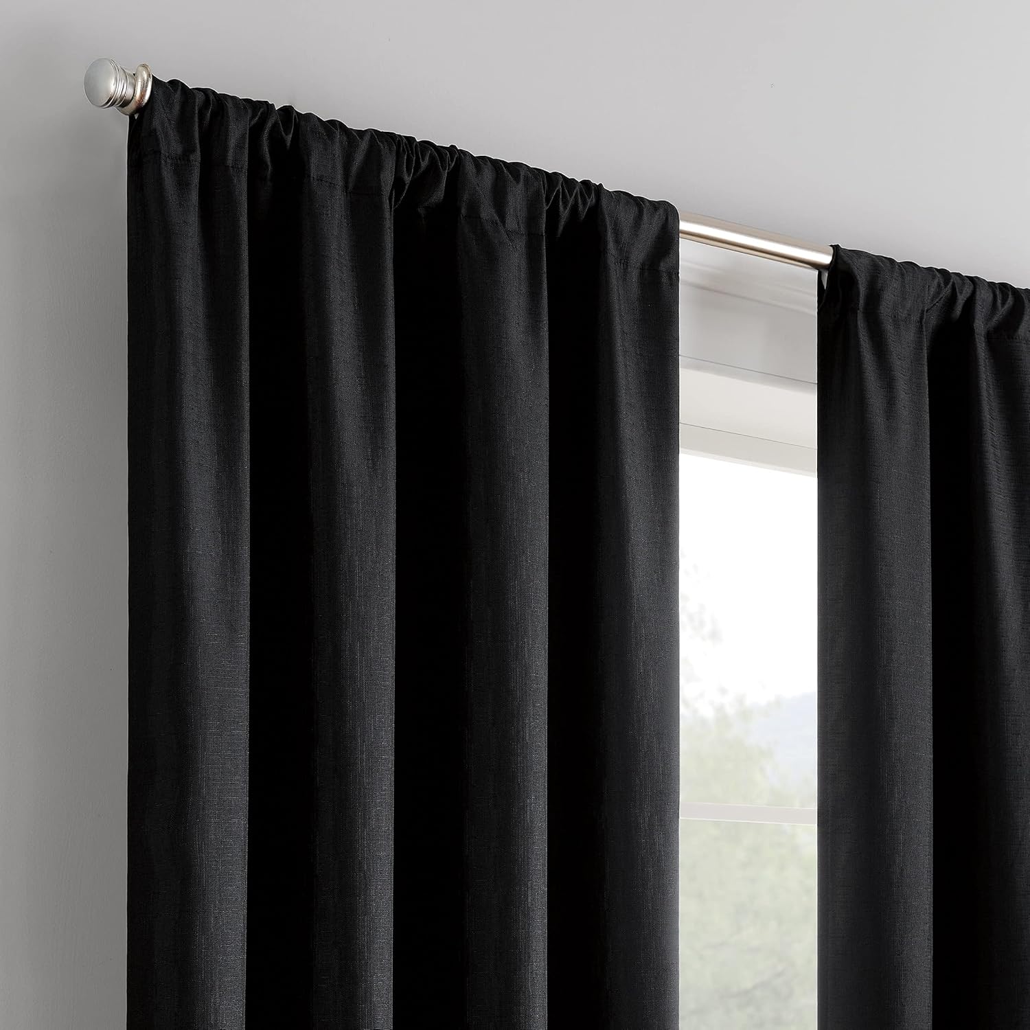 Eclipse Kendall - Cortinas térmicas blackout modernas con pasabarras para...