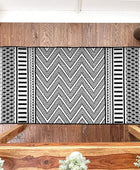 iOhouze - Alfombra bohemia con borlas, 2 x 8 pies, 100% tejida, geométrica,...