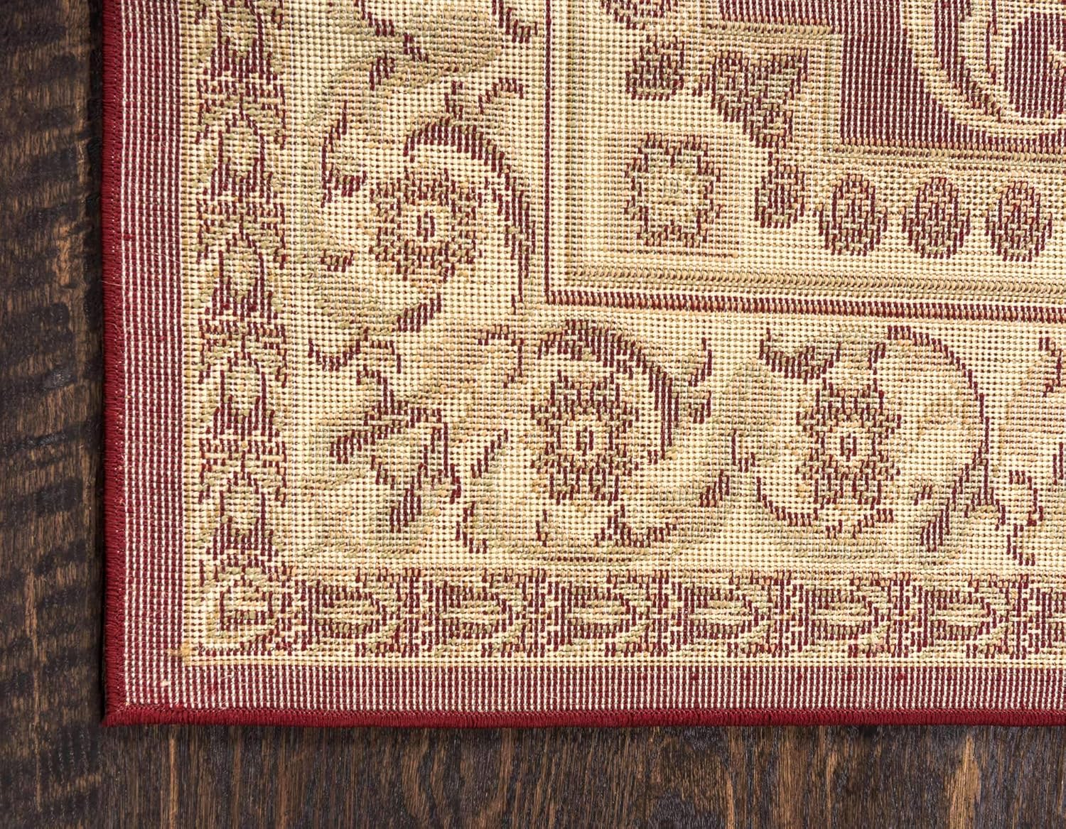 Unique Loom - Alfombra clásica tradicional, colección Versalles, Polipropileno,...