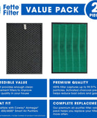 Fette Filter - Filtro de repuesto 400400S compatible con Coway AIRMEGA Max2 400...