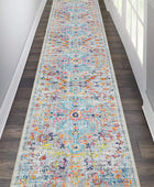 Pauwer Alfombra de pasillo envejecida de 2 x 10 pies, antideslizante y lavable,...