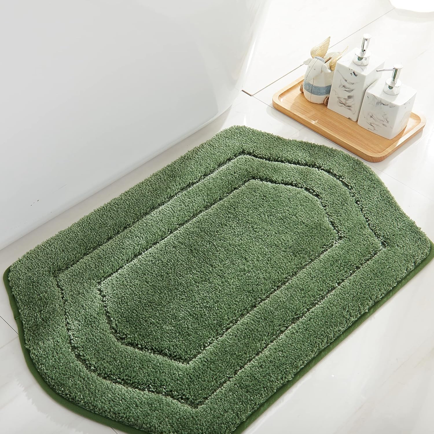 COSY HOMEER - Alfombras extra gruesas para el baño, tapetes de baño...