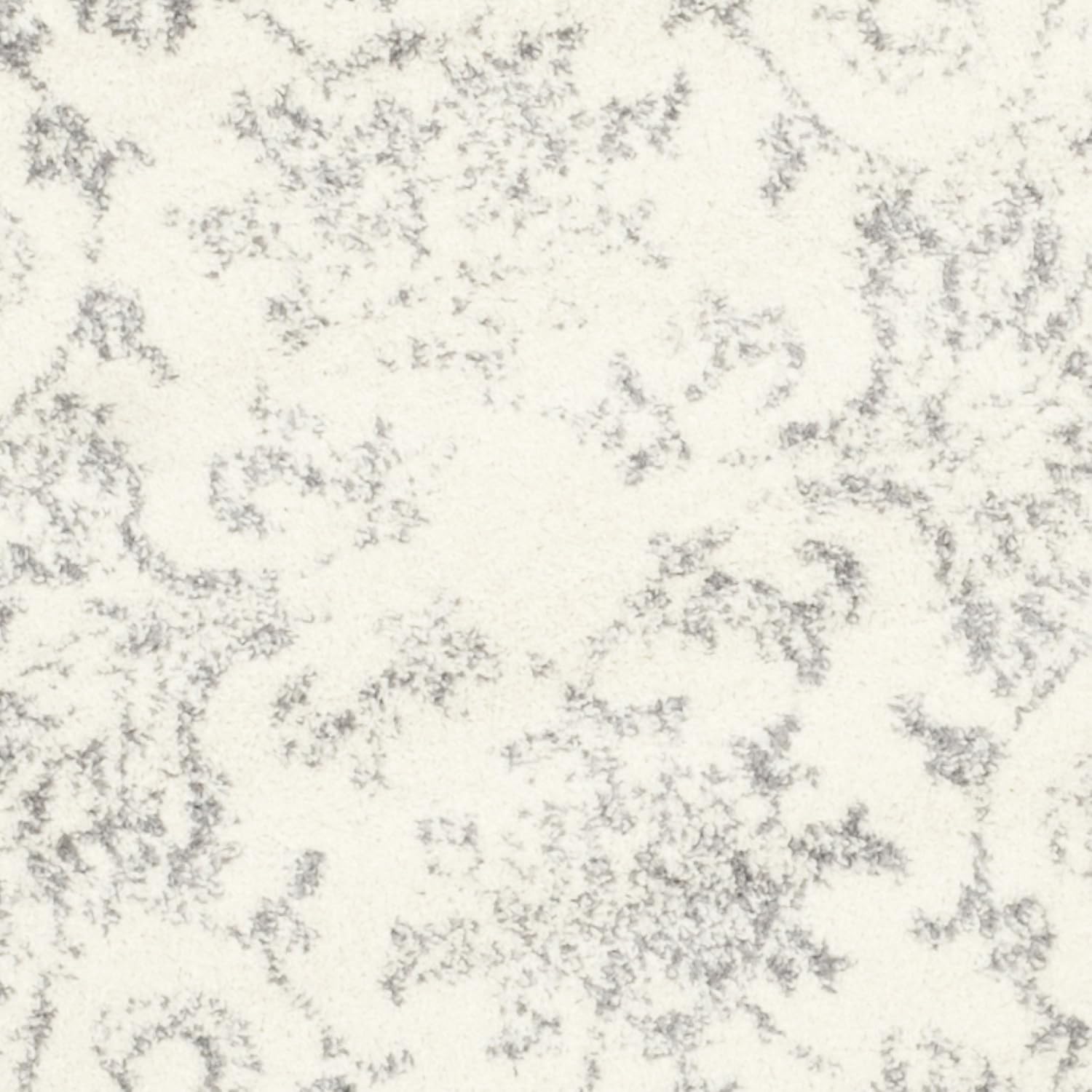 SAFAVIEH Adirondack Collection - Alfombra redonda, 4 pies, marfil y plata,...