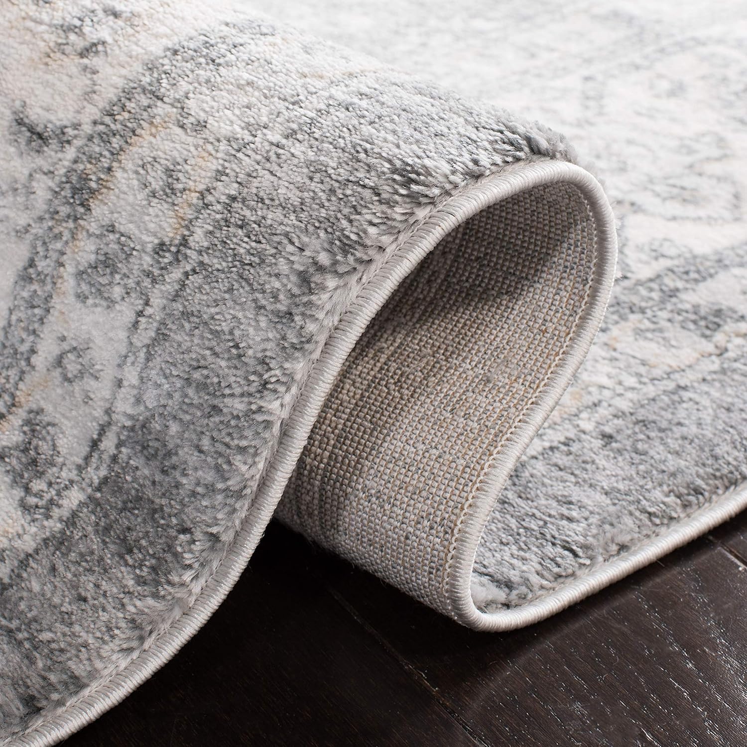 SAFAVIEH Isabella Collection - Alfombra extragrande de 11 x 15 pies, color gris...