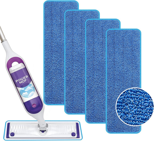 Almohadillas de repuesto reutilizables para mopa eléctrica Swiffer Power Mop...