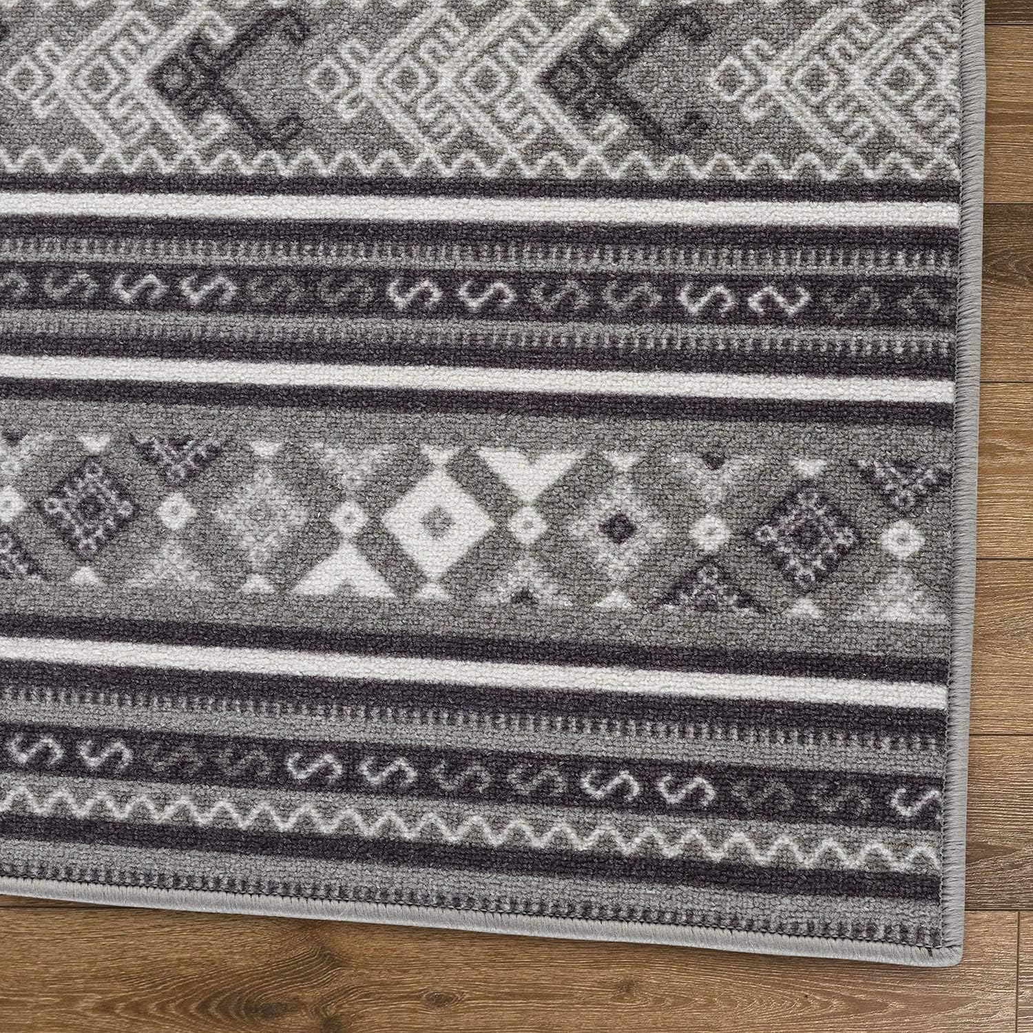 Antep Rugs - Alfombra de área antideslizante con base de goma, diseño...