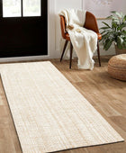 Alfombra de pasillo de 2 x 5 pies  Alfombra rústica de algodón lavable para...