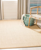Safavieh Natural Fiber Collection NF141A tapete de sisal color maíz y negro con...