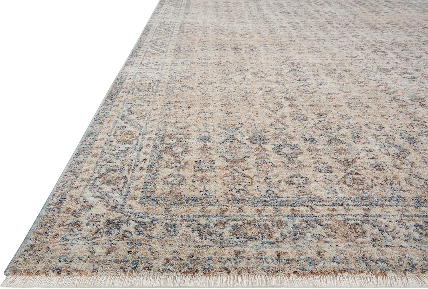 Loloi Angela Rose Blake Collection BLA-04 BeigeDenim 5'-3" x 7'-6", 0.25...