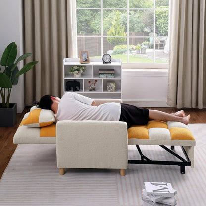 Sofá cama convertible, silla ajustable con almohada, silla multifuncional con