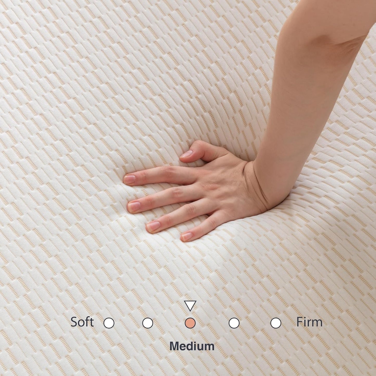 Colchón plegable, de espuma viscoelástica certificada CertiPUR-US, de 3