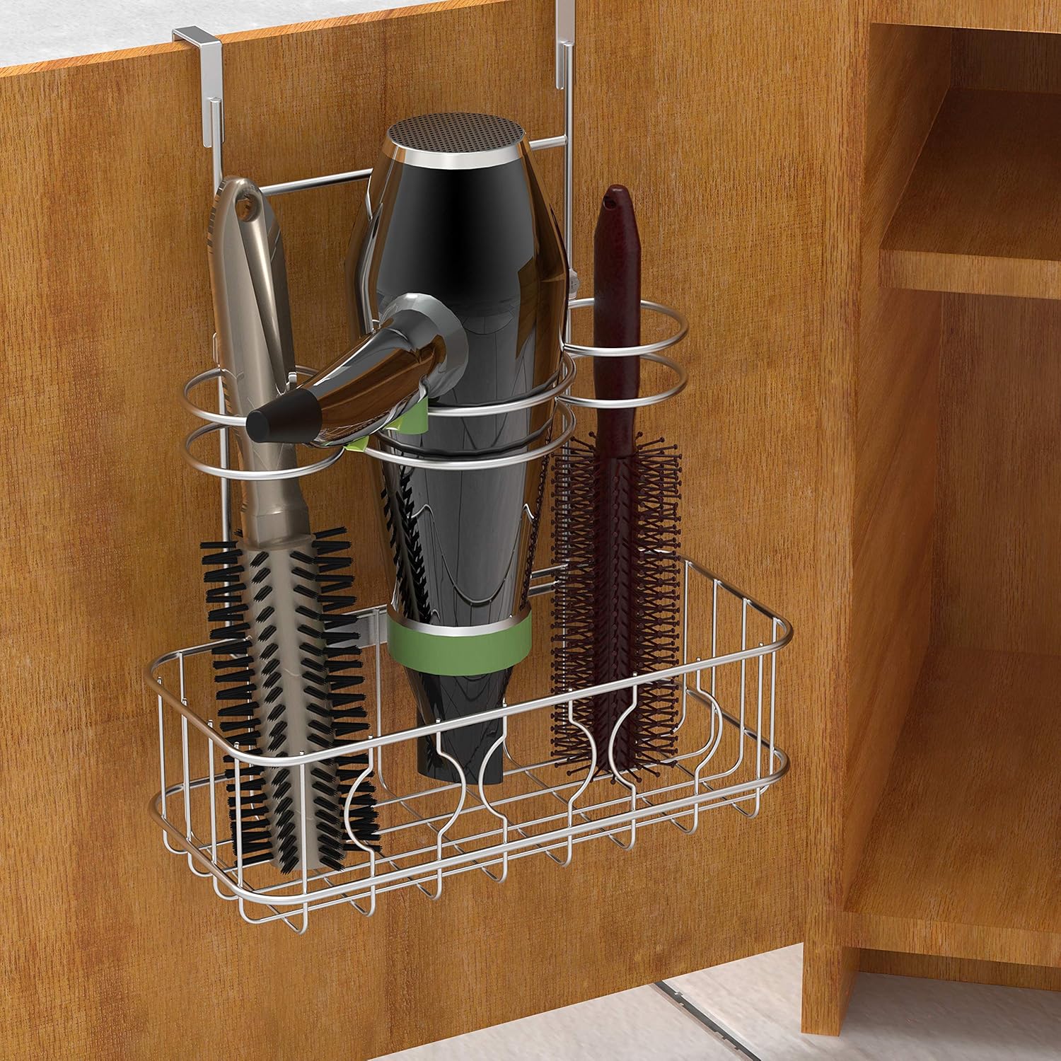Simple Houseware secador de pelo y herramientas de estilo organizador