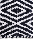 Ramanta Home Alfombra 100% algodón con diamantes de 21 x 34 pulgadas, tejida a...