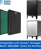 Fette Filter - Filtro de repuesto 400400S compatible con Coway AIRMEGA Max2 400...
