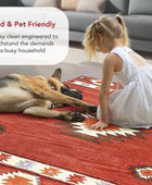 nuLOOM Alfombra Shyla copetuda a mano, 6x9, color vino