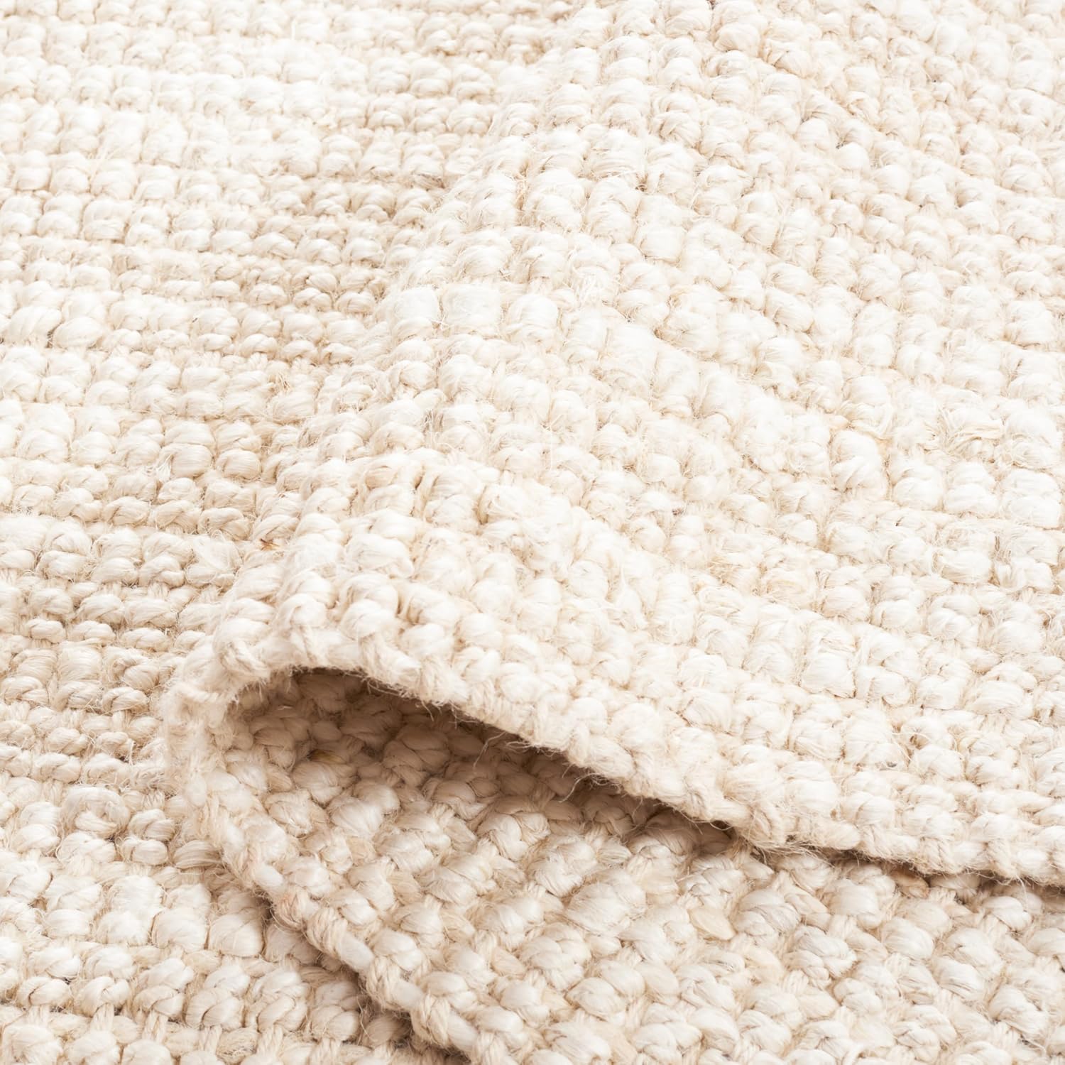 Safavieh colección Natural Fiber - Alfombra decorativa de 3 x 5 pies, marfil,...