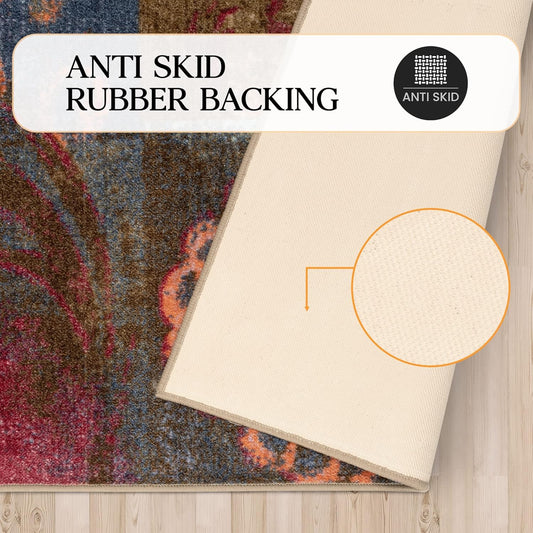 Superior Alfombra antideslizante Emory para interiores, perfecta para sala de
