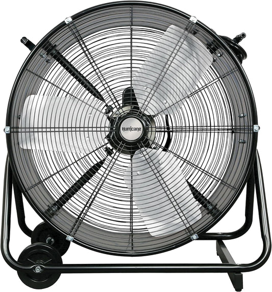 Pro Series Ventilador de tambor inclinable portátil de 24 pulgadas con 3